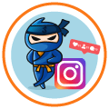 instagram ninja metrik ikon