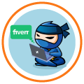 Fiverr ninja ikon
